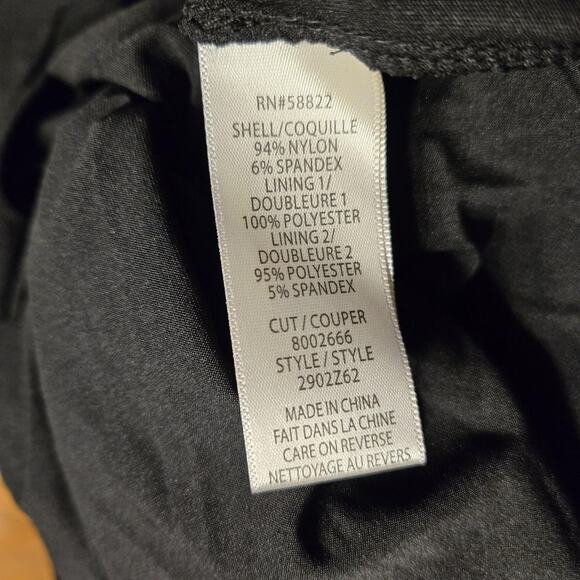 Max Studio Black Smocked Maxi Dress XS Flutter Sleeve Tiered Boho Whimsigoth - Picture 11 of 12